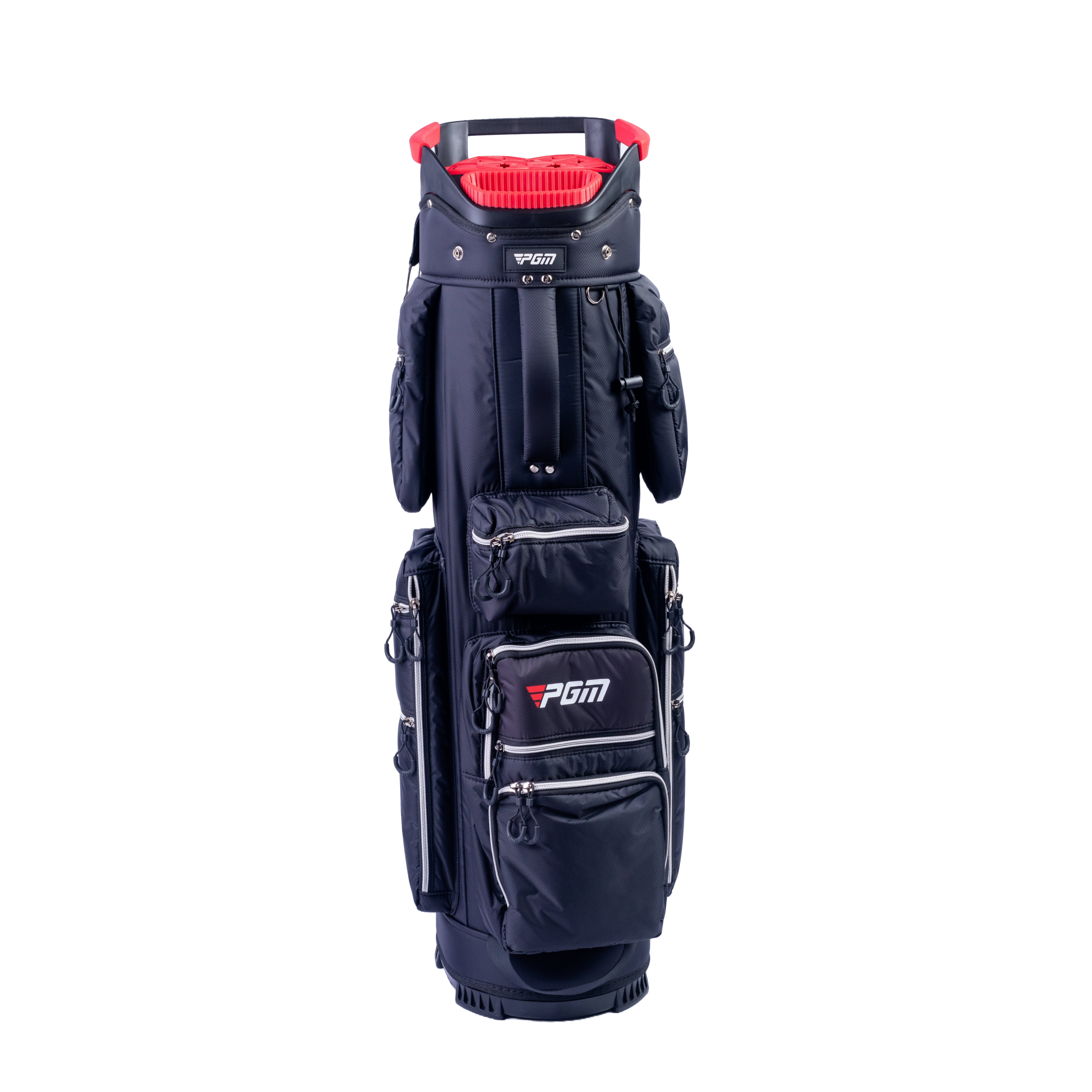 ARA Golf Midnight Silencer Modular Cart Bag | Crimson Onyx Edition